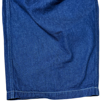 Kapital 11.5oz Denim Jumbo Monkey Pants (Factory Repaired & Embroidered)