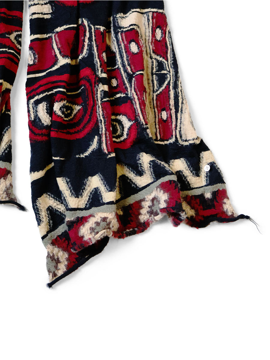 Kapital Felted Wool Alaska-Raven Scarf