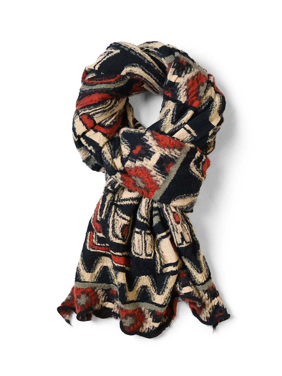 Kapital Felted Wool Alaska-Raven Scarf