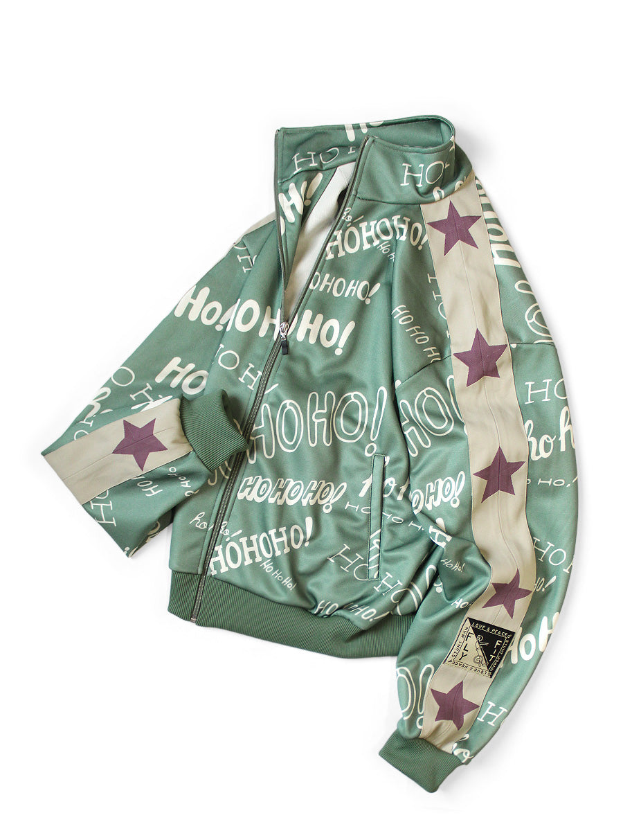 Kapital Smooth Jersey HOHOHO Pattern Tracksuit Jacket