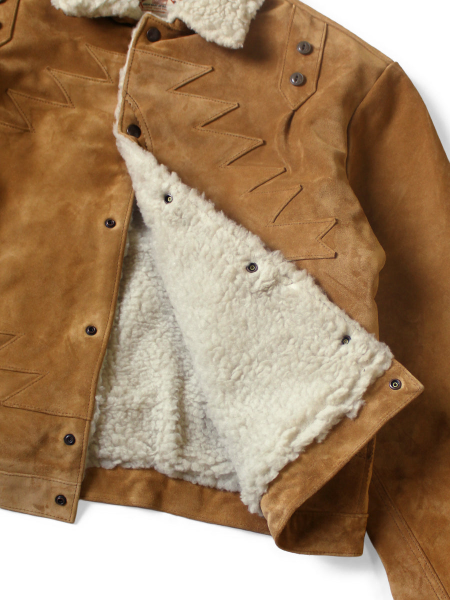 Kapital Suede Leather Thunderbird Jacket