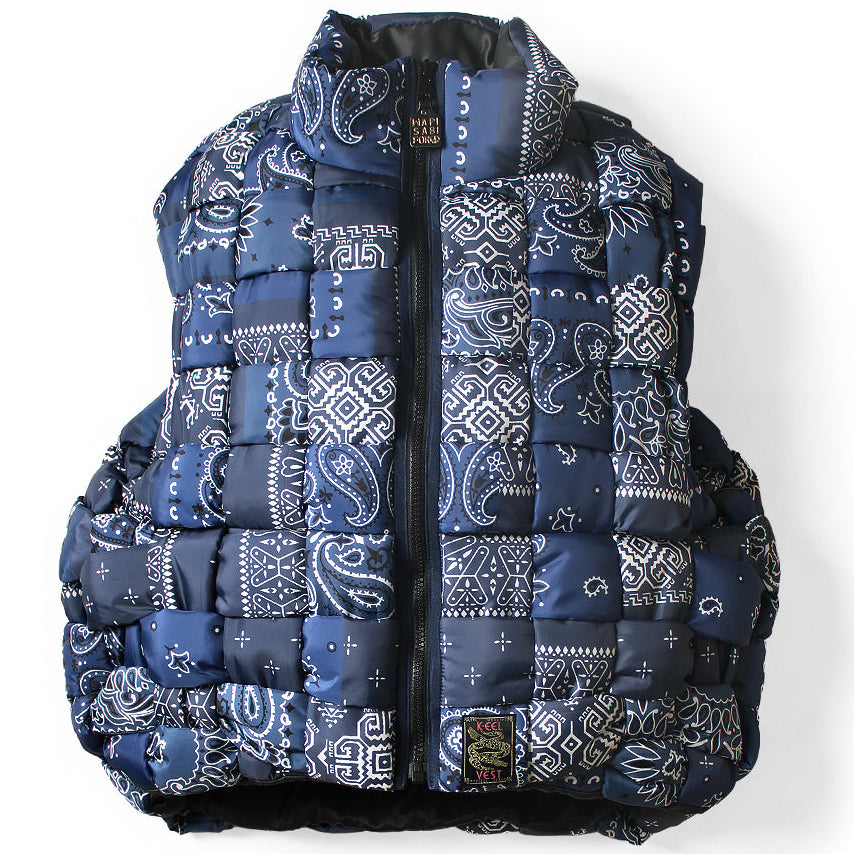 Kapital Bandana Transfer Nylon Keel Weaving Vest