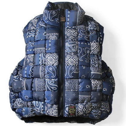 Kapital Bandana Transfer Nylon Keel Weaving Vest