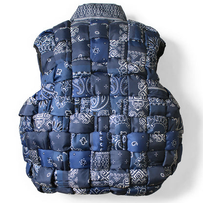 Kapital Bandana Transfer Nylon Keel Weaving Vest