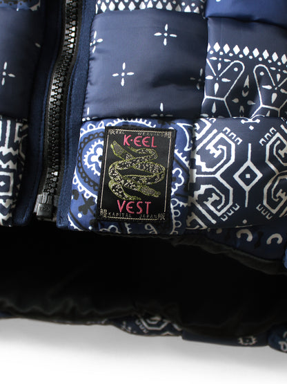 Kapital Bandana Transfer Nylon Keel Weaving Vest