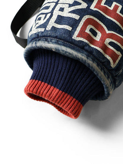 Kapital 14oz Denim Hand Muff (Denim Repair Print)