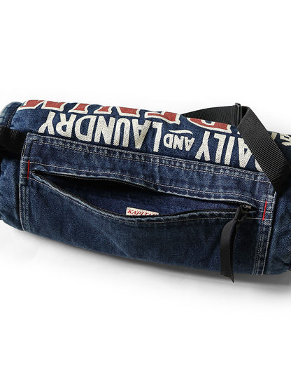 Kapital 14oz Denim Hand Muff (Denim Repair Print)