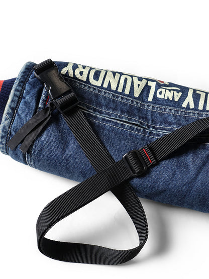 Kapital 14oz Denim Hand Muff (Denim Repair Print)
