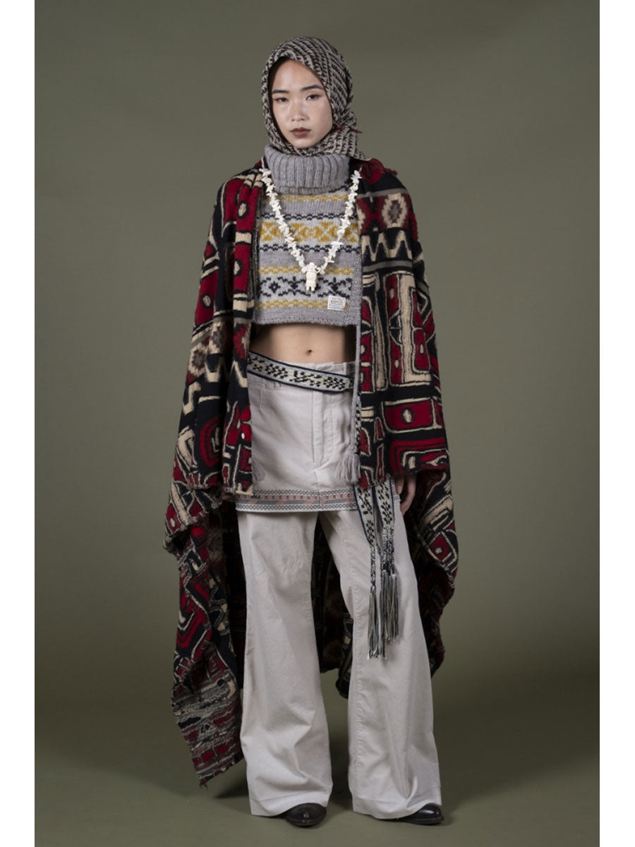 Kapital Felted Wool Alaska-Raven Blanket