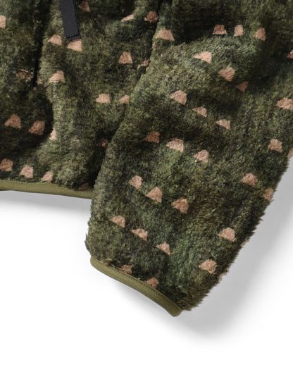 Kapital Iris Print Tume-Bashoh Fleece Zip Jacket