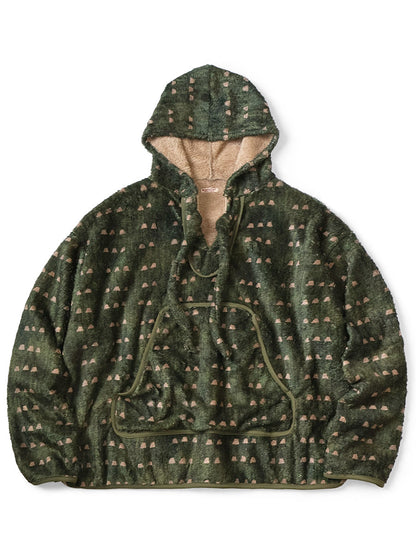 Kapital Iris Print Tsume-Shobu Fleece Baja Hoodie