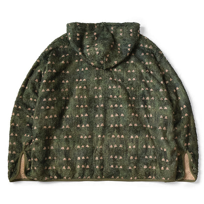 Kapital Iris Print Tsume-Shobu Fleece Baja Hoodie