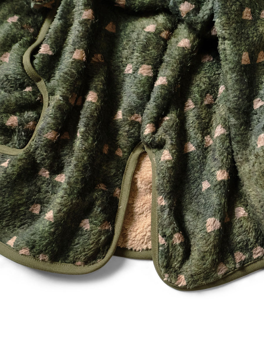 Kapital Iris Print Tsume-Shobu Fleece Baja Hoodie