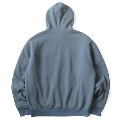 Kapital Reversible Fleece Elbow Rip Hoodie Peckish Rainbowy Print