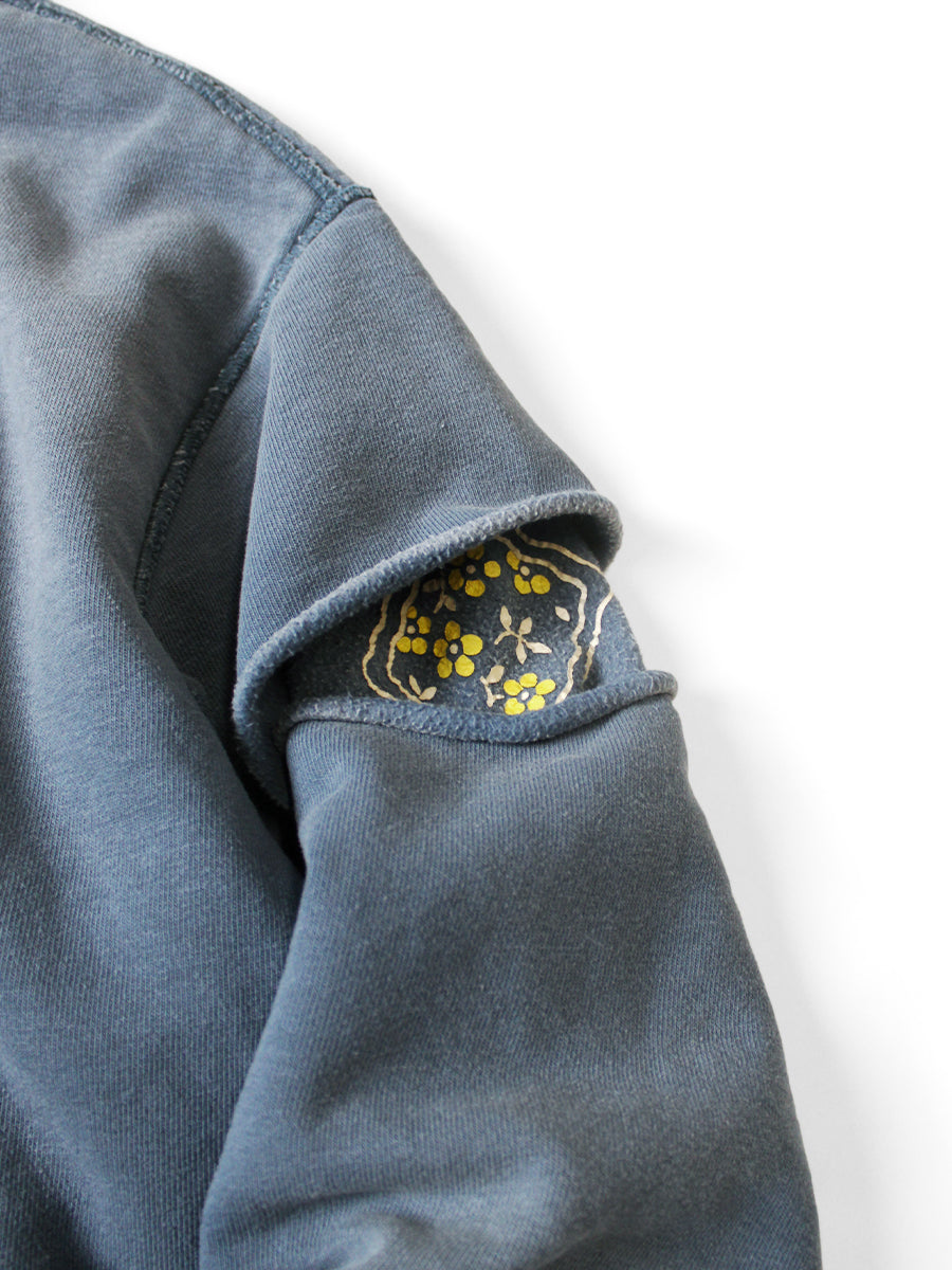 Kapital Reversible Fleece Elbow Rip Hoodie Peckish Rainbowy Print