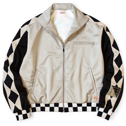 Kapital Smooth Jersey Cafe Racer Truck Track Jacket (Motocross Photo Print)