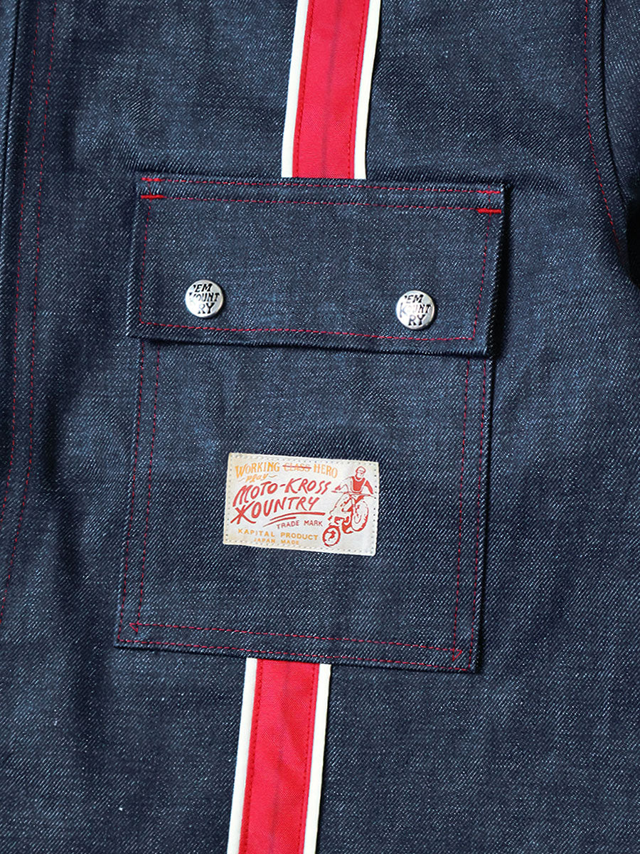 Kapital 14oz Denim Todo Terreno Motocross Jacket
