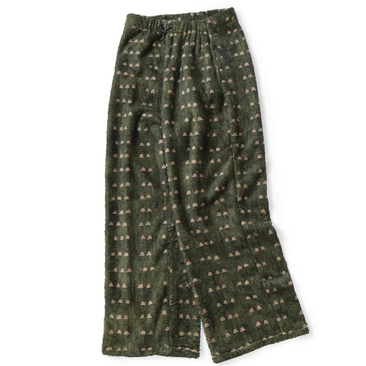 Kapital Iris Print Tume-Bashoh Fleece Easy Straight Pants