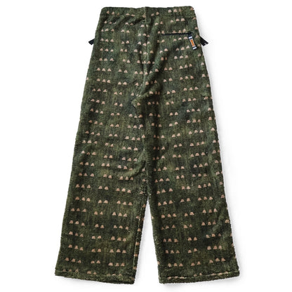 Kapital Iris Print Tume-Bashoh Fleece Easy Straight Pants
