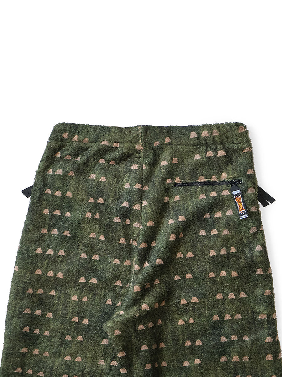 Kapital Iris Print Tume-Bashoh Fleece Easy Straight Pants