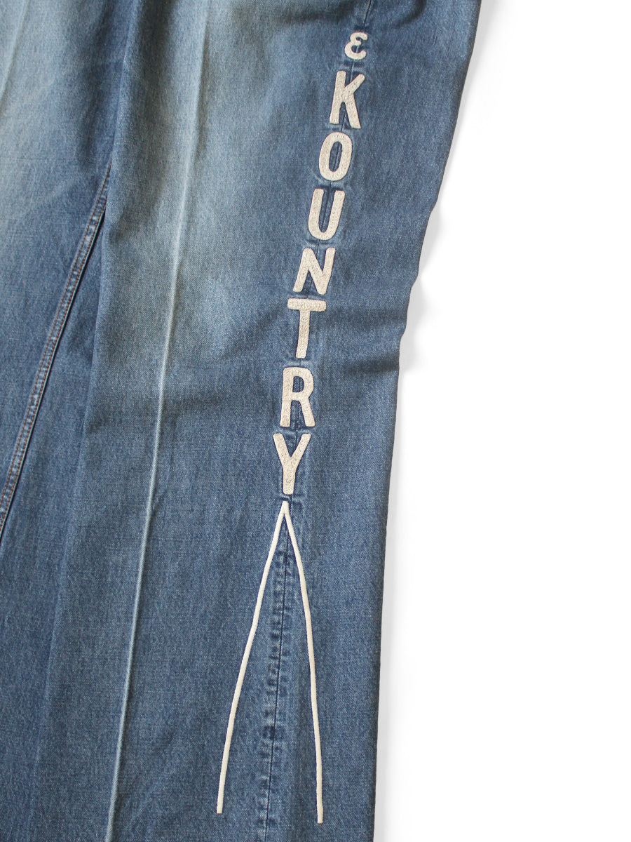 Kapital 14oz Denim 5P Frisko (Kountry Embroidery)