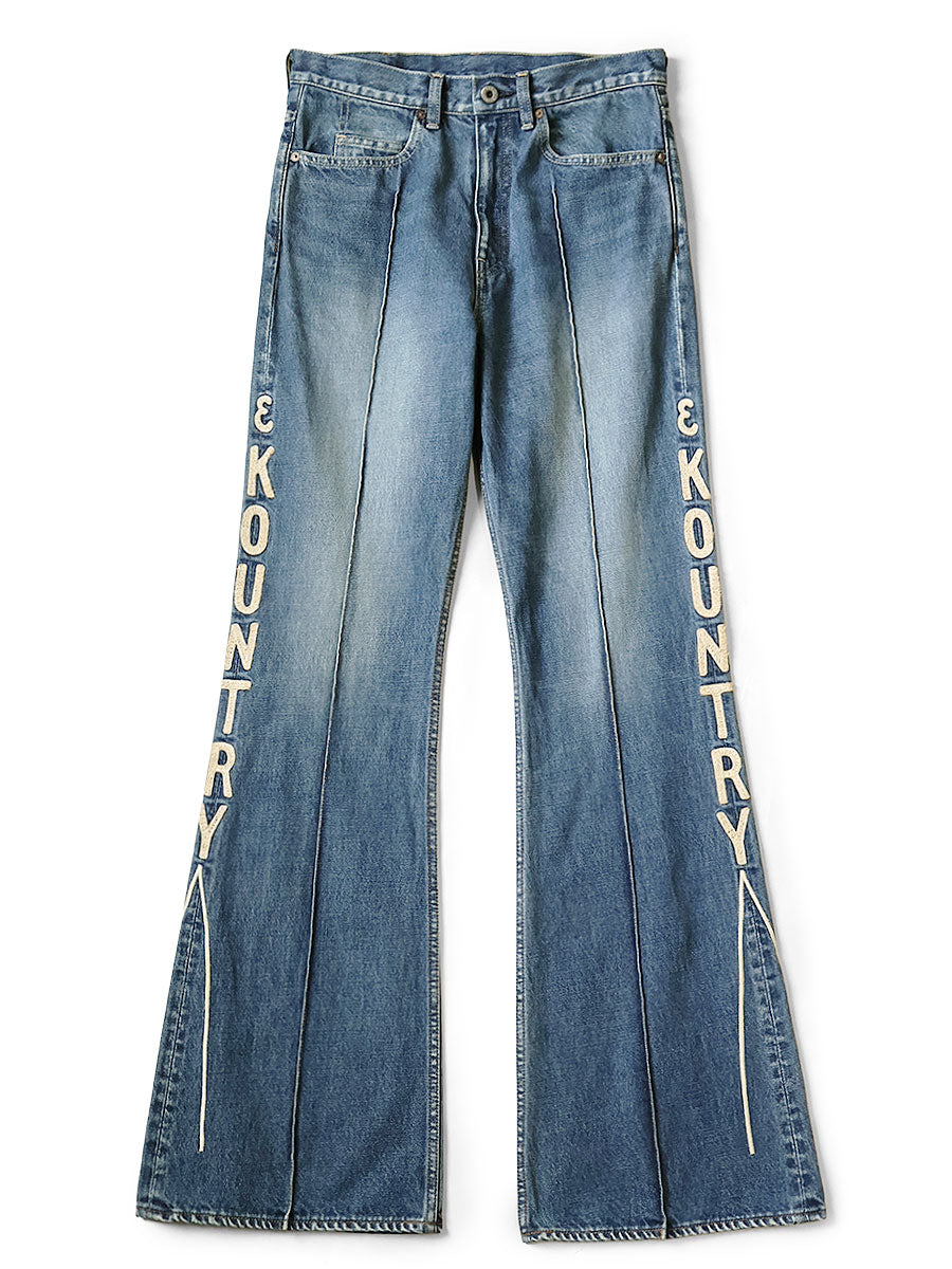 Kapital 14oz Denim 5P Okabellbo (Kountry Embroidery)