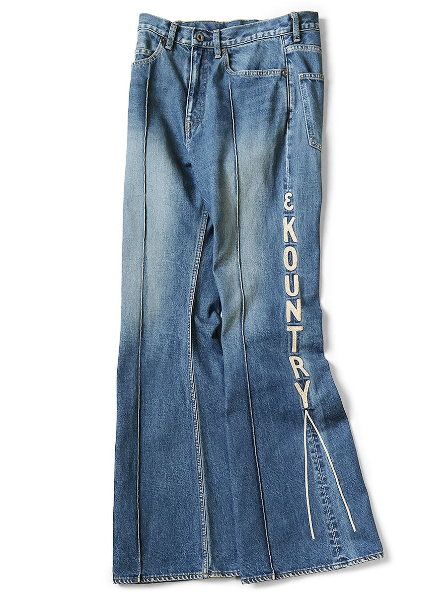 Kapital 14oz Denim 5P Okabellbo (Kountry Embroidery)