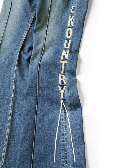 Kapital 14oz Denim 5P Okabellbo (Kountry Embroidery)