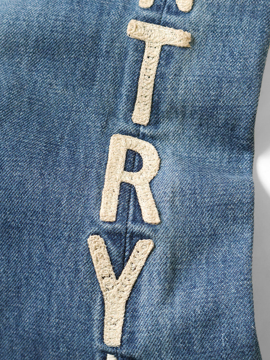 Kapital 14oz Denim 5P Okabellbo (Kountry Embroidery)