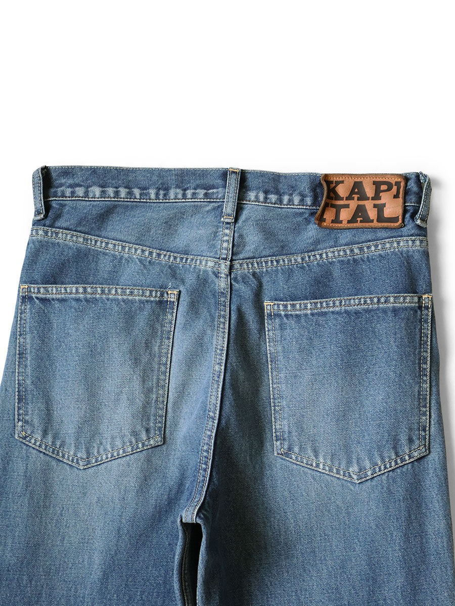 Kapital 14oz Denim 5P Okabellbo (Kountry Embroidery)