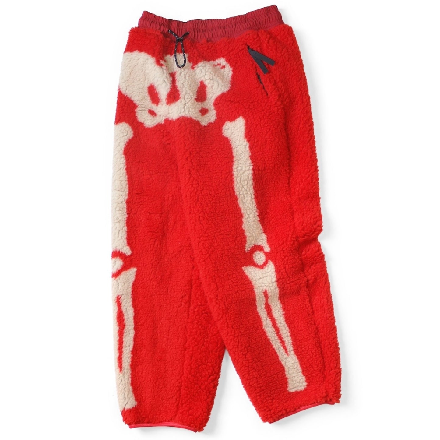 Kapital Bone Pattern Boa Fleece Easy Pants