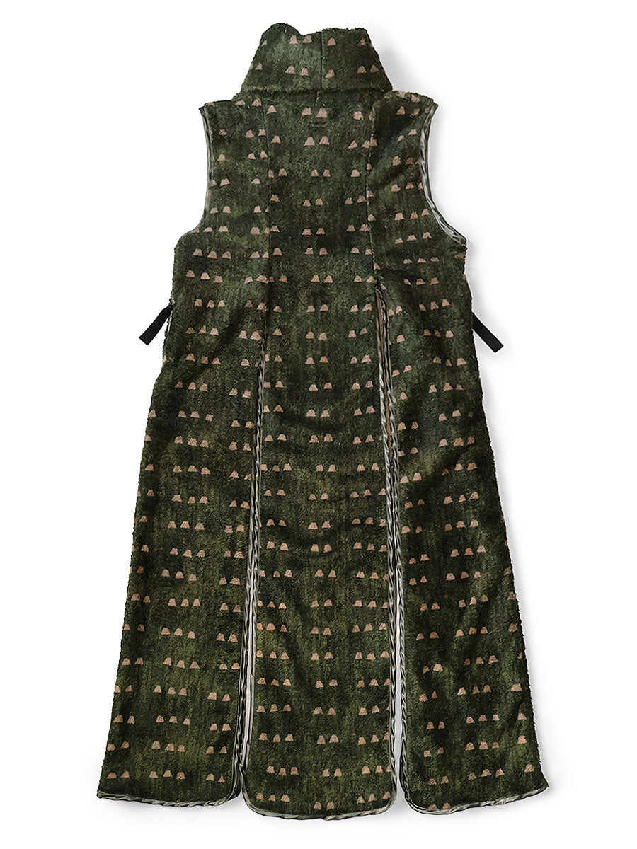 Kapital Iris Print Tsume-Shobu Fleece Lamp Dress