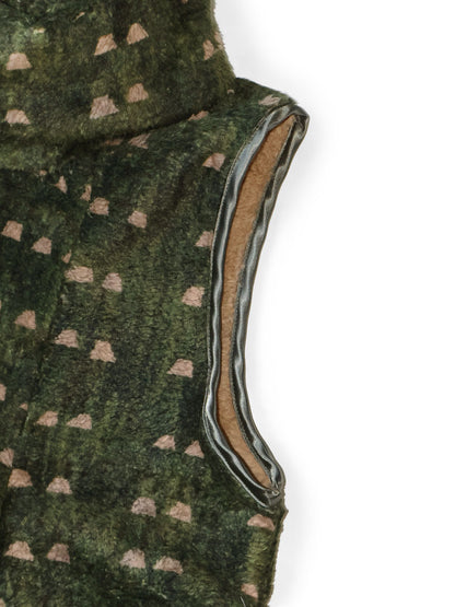 Kapital Iris Print Tsume-Shobu Fleece Lamp Dress