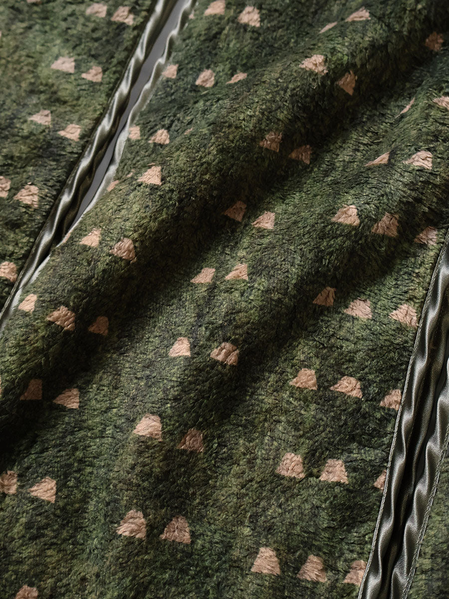 Kapital Iris Print Tsume-Shobu Fleece Lamp Dress