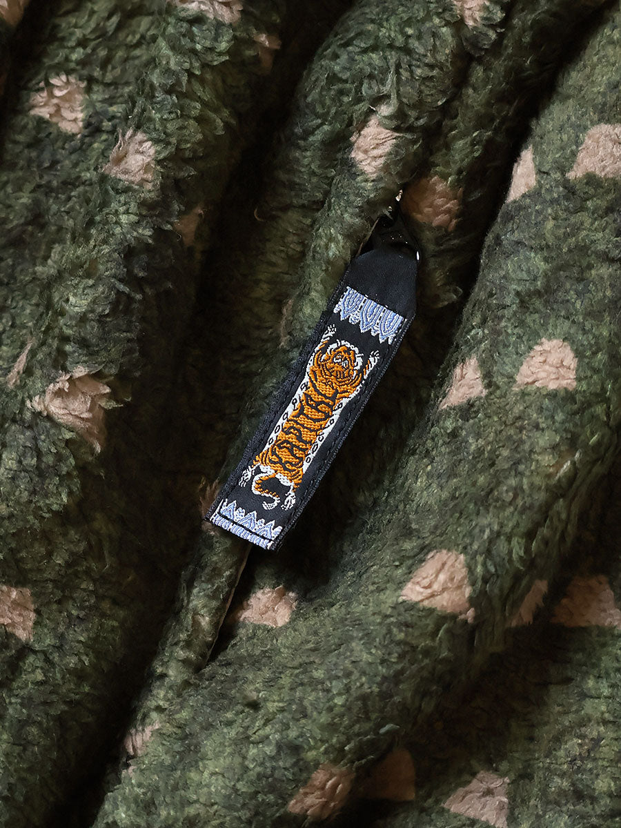 Kapital Iris Print Tsume-Shobu Fleece Lamp Dress