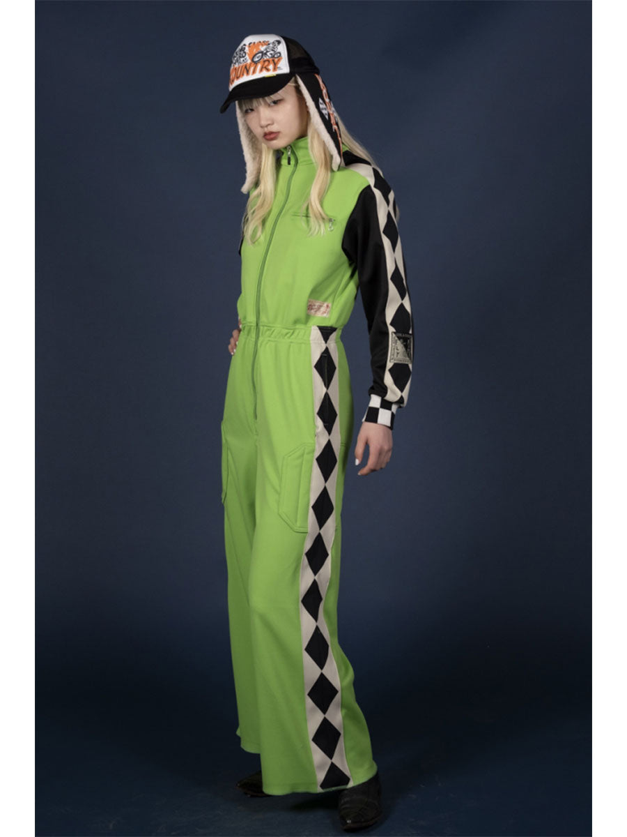 Kapital Smooth Jersey Cafe Racer Track Jumpsuit