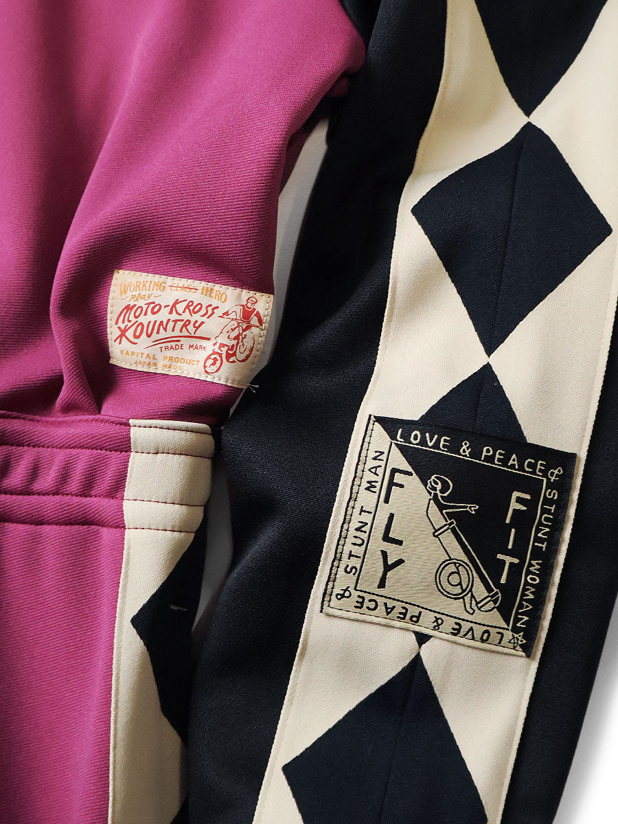 Kapital Smooth Jersey Cafe Racer Track Jumpsuit