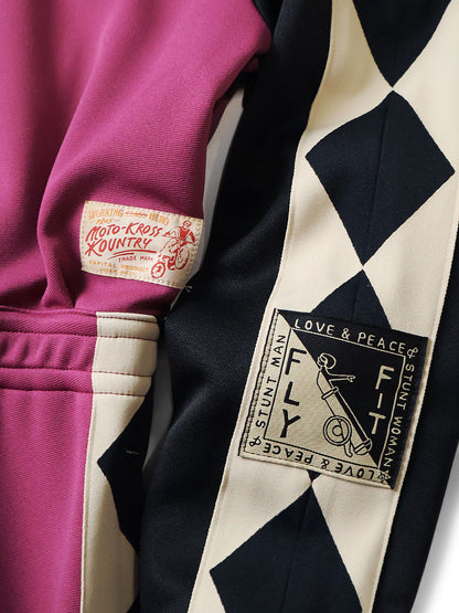 Kapital Smooth Jersey Cafe Racer Track Jumpsuit