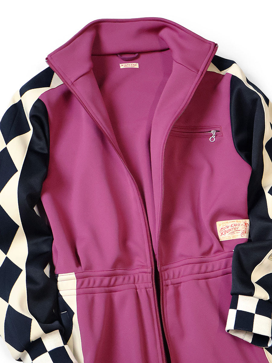 Kapital Smooth Jersey Cafe Racer Track Jumpsuit