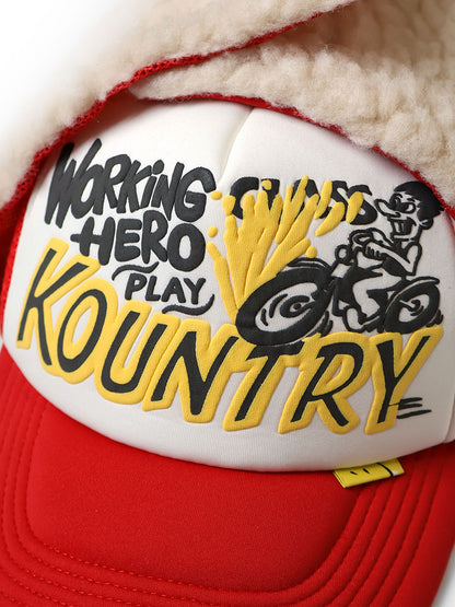 Kapital Kountry Racer Lumber Trucker Cap (Kountry Flag)