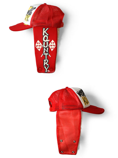 Kapital Kountry Racer Lumber Trucker Cap (Kountry Flag)