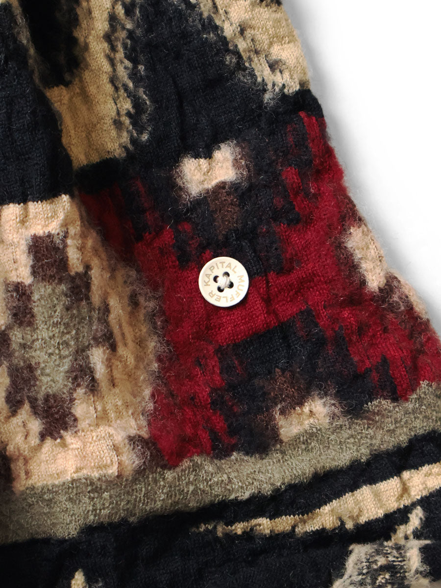 Kapital Felted Wool Alaska-Raven Happy Scarf