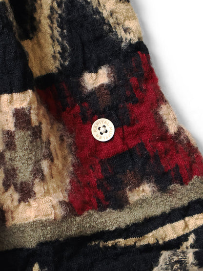 Kapital Felted Wool Alaska-Raven Happy Scarf