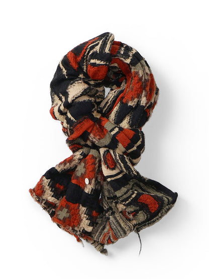 Kapital Felted Wool Alaska-Raven Happy Scarf