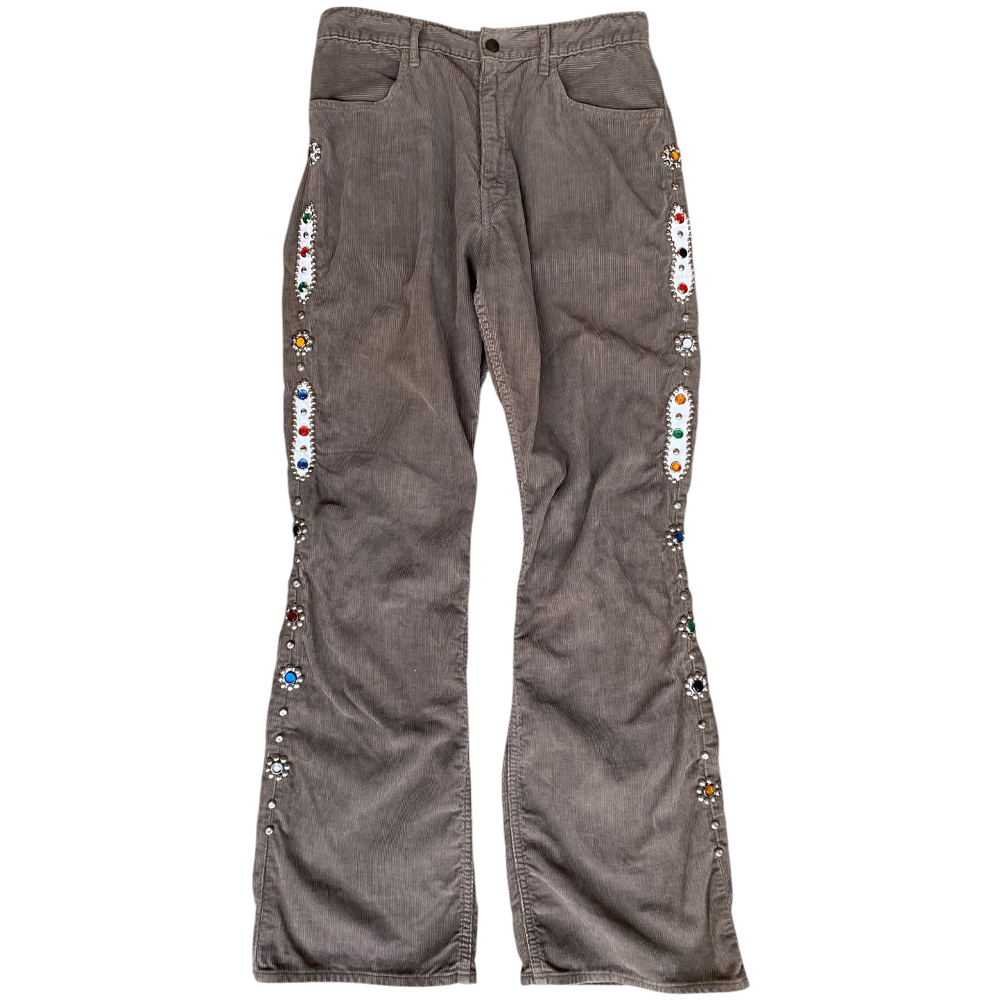 Kapital Corduroy Wallaby Flared Pants (Studs Remake)