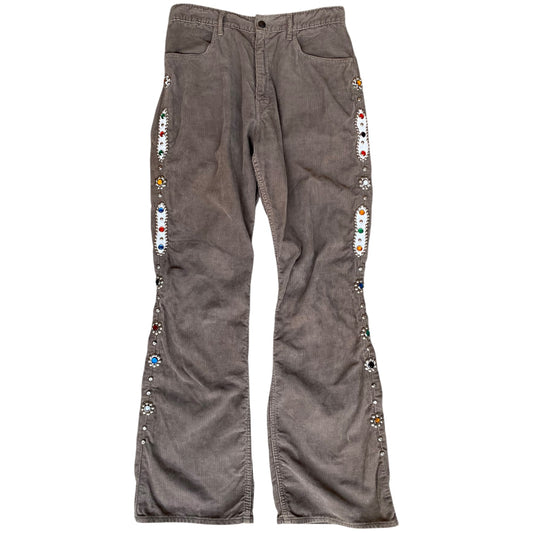 Kapital Corduroy Wallaby Flared Pants (Studs Remake)