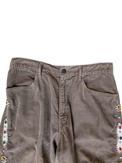 Kapital Corduroy Wallaby Flared Pants (Studs Remake)