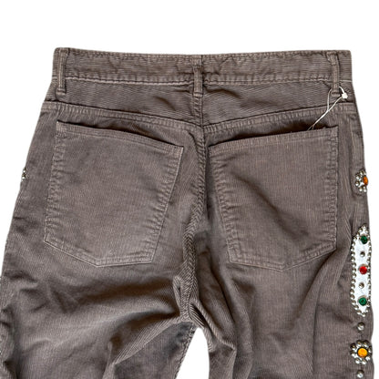 Kapital Corduroy Wallaby Flared Pants (Studs Remake)