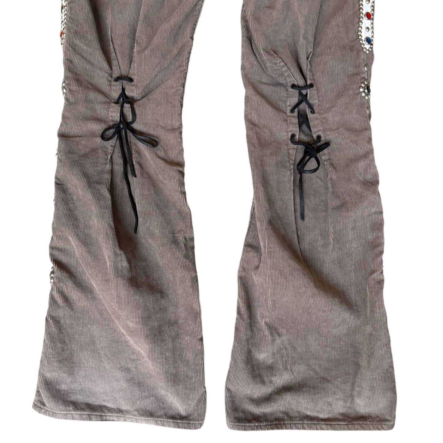 Kapital Corduroy Wallaby Flared Pants (Studs Remake)