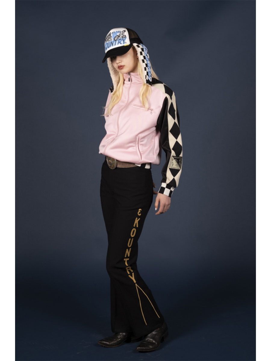 Kapital Kountry Racer Lumber Trucker Cap (Checkered Flag)